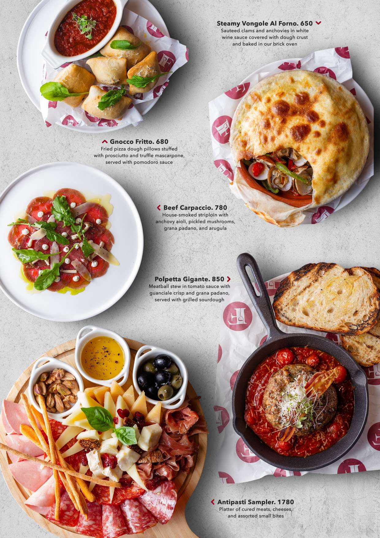 Antipasti selection